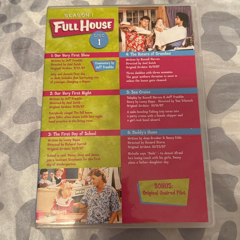 Full House Season *CD’s NOT included*